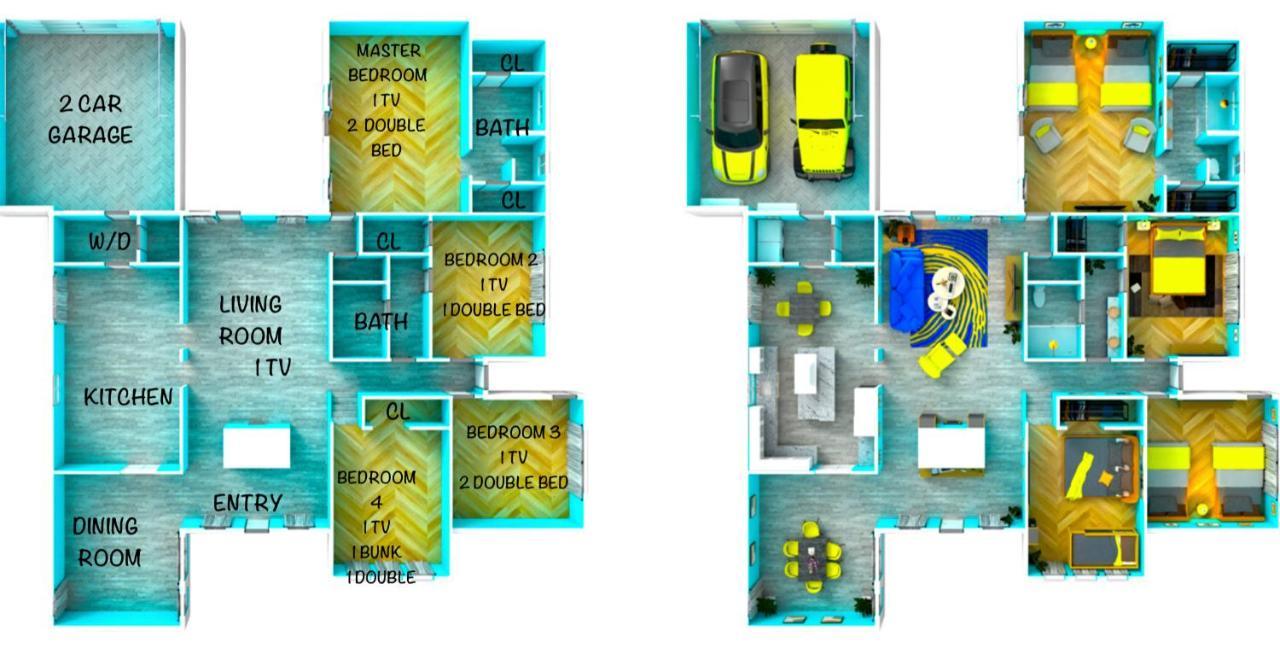 Pool House, 20 Minutes From Dt 4Bdr For 10 Guests - Winkleman Villa Houston Eksteriør bilde
